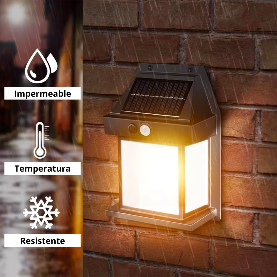 Foco solar con sensor inteligente