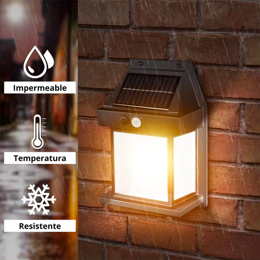 Foco solar con sensor inteligente