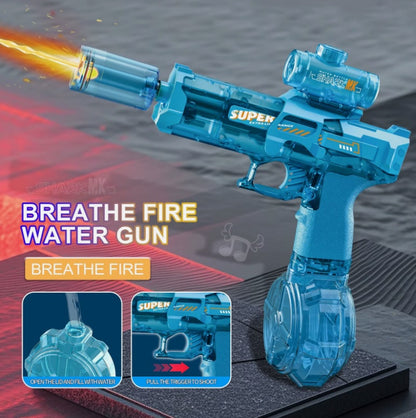 Pistola Lanza Agua Con Luz LED