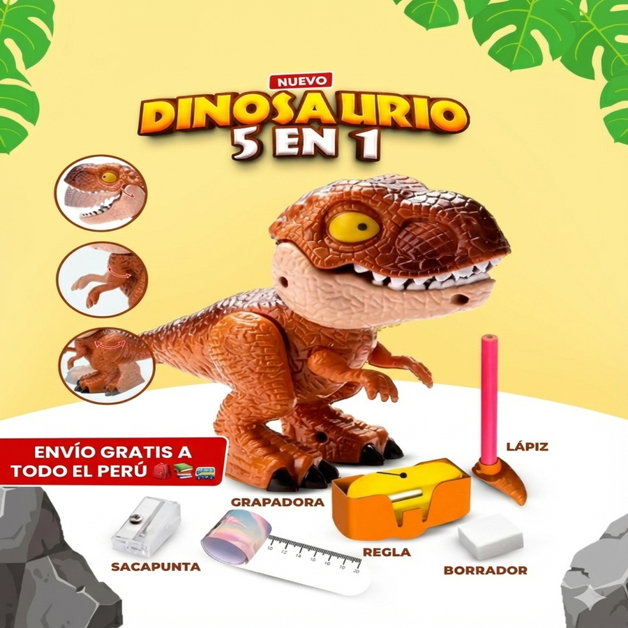 Dino Escolar 5 en 1